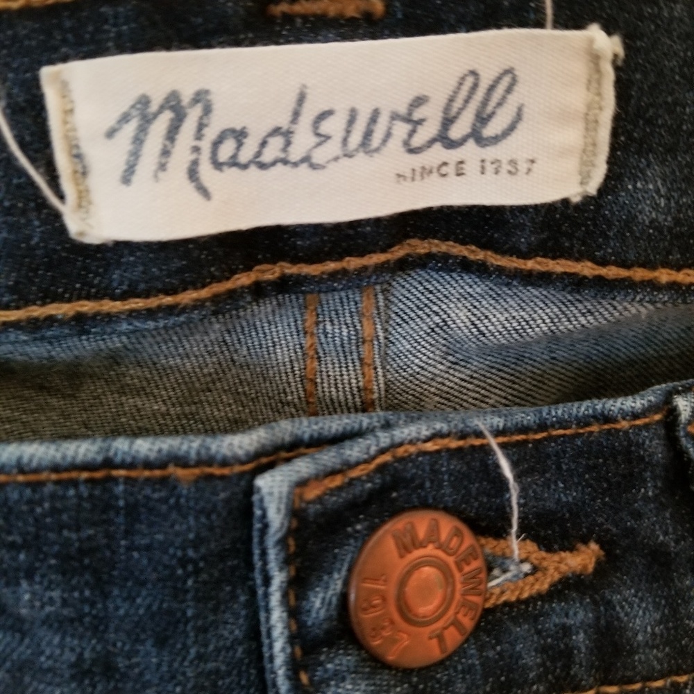 (NWOT) Madewell 9" Skinny High Riser Crop - 24 - Picture 3 of 4